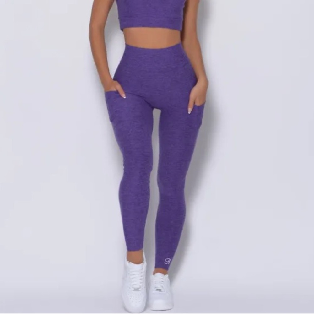 Bombshell Sportswear Curves Legging Purple Size Large